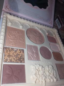 Product Review of Angel Relief Blush Highlighter All-in-one Eyeshadow Palette with Mirror New Milk Tea Earth Eye Makeup Kit from r**y 0
