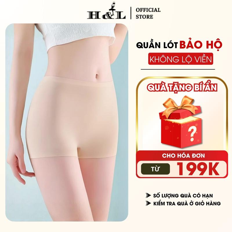 Combo 3 Quần mặc váy đúc su trơn quần lót đùi không lộ viên HL BOUTIQUE V8205 Nữ Thun có Đen Da Trắng Dễ Thương