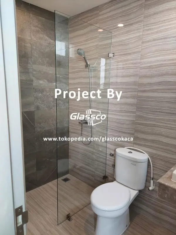 Kaca Kamar Mandi Sekat Shower Tempered 10mm Pesanan Pak Afu 4