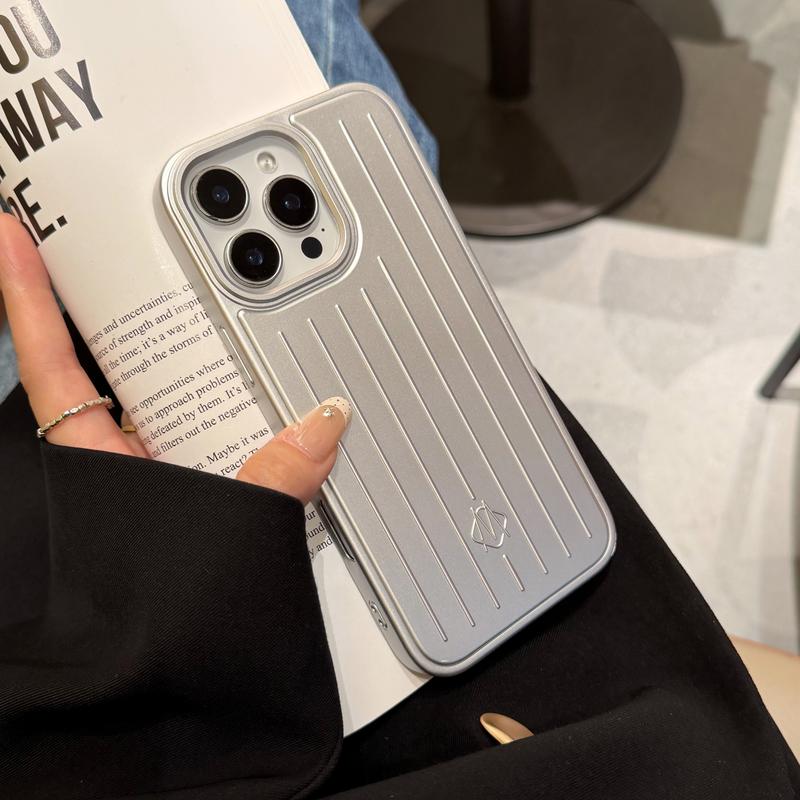 Ốp lưng phong cách vali bán chạy, đơn giản và tươi mới, đa năng, màu trơn, phù hợp cho iPhone 17 Pro Max, ốp bảo vệ cao cấp sang trọng, chống sốc toàn diện cho iPhone 12/13/14/15/16/17/pro/PROmax/plus.