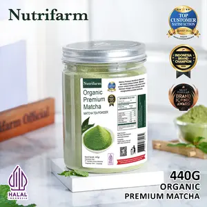 NUTRIFARM PREMIUM MATCHA POWDER 440G MATCHA BUBUK ORGANIK
