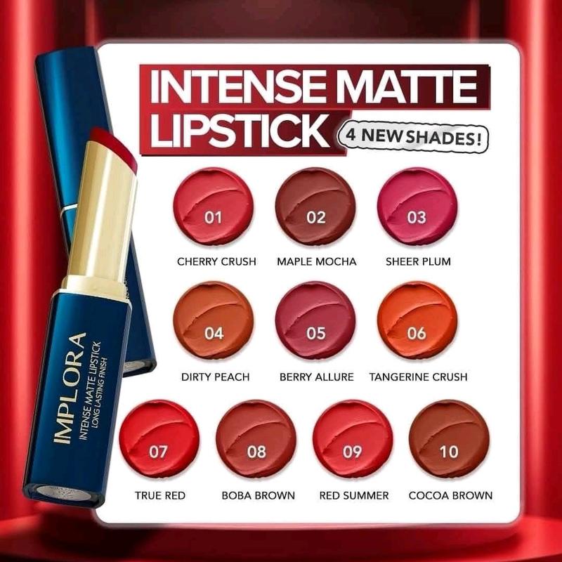 LIPSTIK IMPLORA INTENSE MATTE * 6 SHADE TERBARU 3