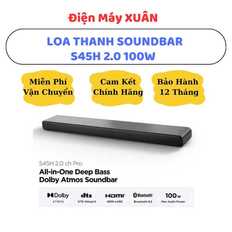 LOA THANH SOUNDBAR S45H 2.0 100W