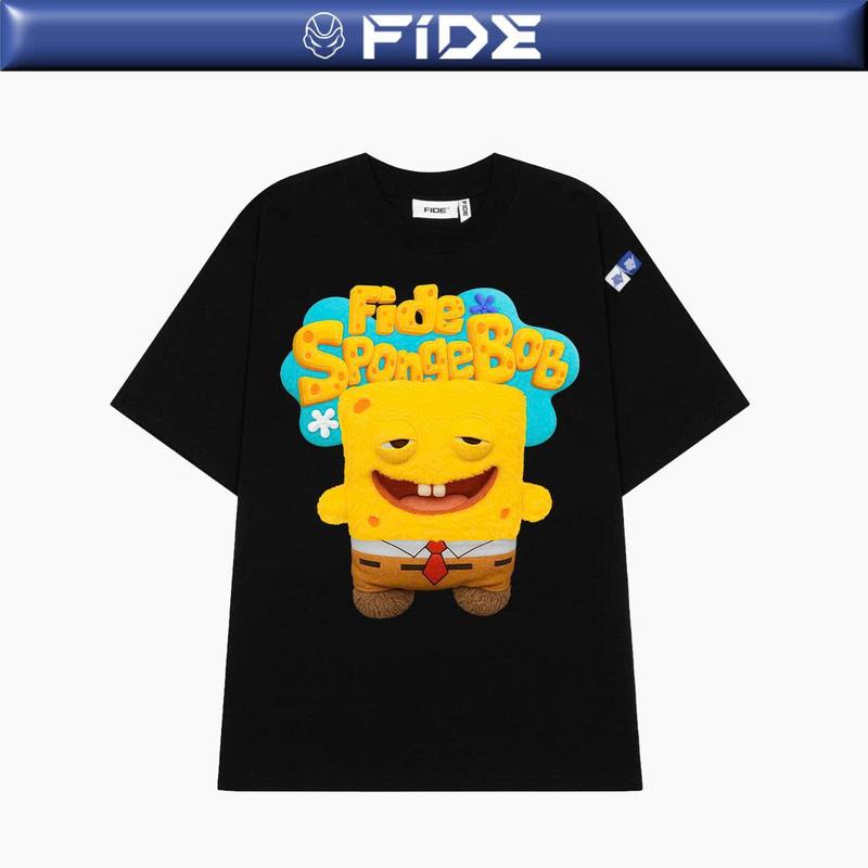 Áo thun FIDE Bọt Biển unisex form rộng local brand nam nữ cổ tròn oversize - AT196