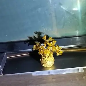 Pohon Uang Keberuntungan Feng Shui Bonsai Kristal Alami Untuk Dekorasi Rumah ornamen rumah