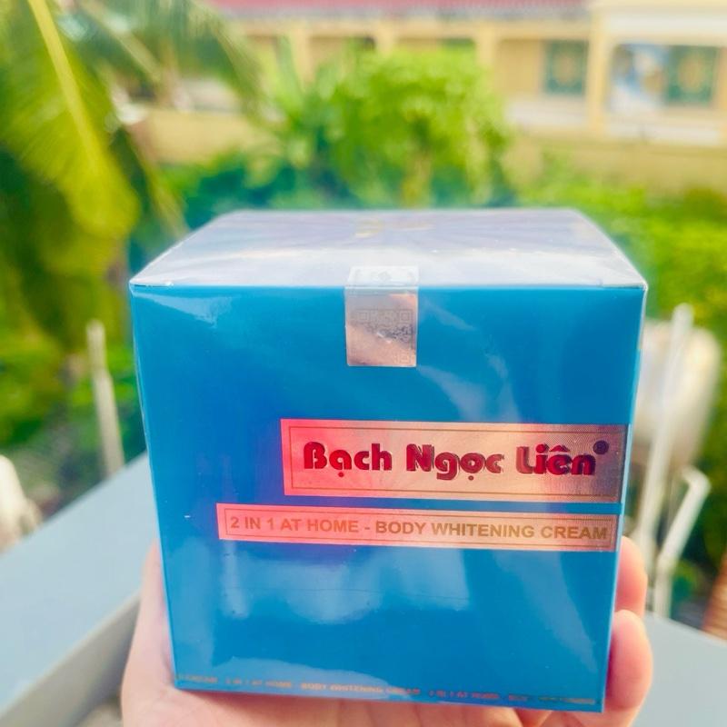 Kem body Bạch Ngọc Liên màu xanh hộp 90gram