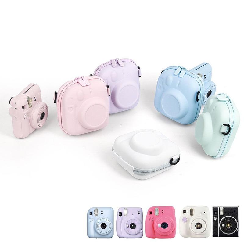 2024 Portable Instant Camera Bag Shockproof PU Camera Protective ...