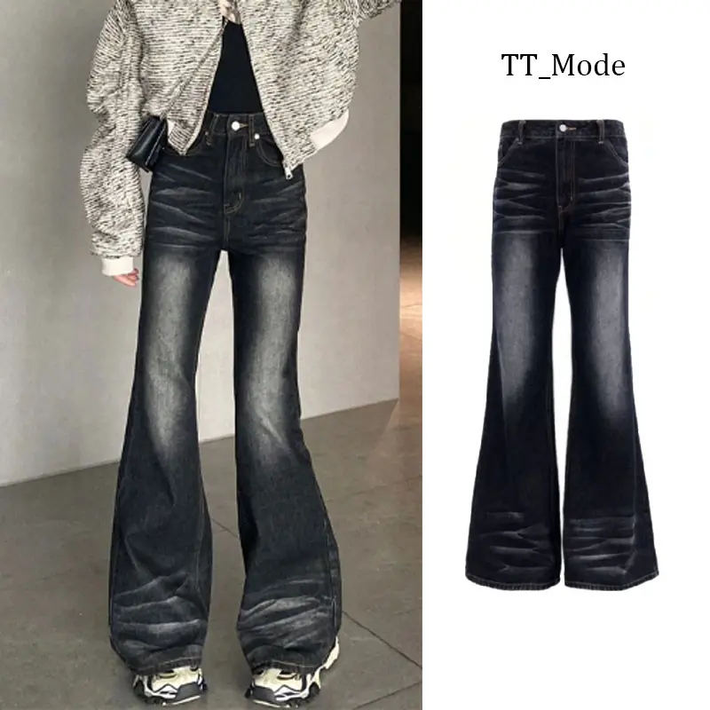 cutbray korean highwaist fashion kasual jeans htiam