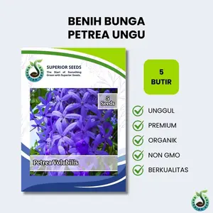 Biji Benih Bunga Petrea Ungu (Superior Seeds)