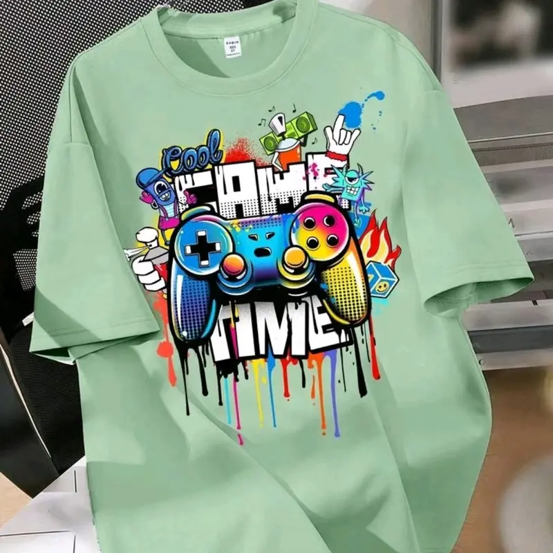 Kaos Distro Bigsize 7XL 6XL 5XL 4XL 3XL 2XL XL L M S Kaos Korean Style 18 Chicagho Full Printing T-Shirt Pria Wanita Jumbo Bahan Catton Combed 24s Lembut Adem Nyaman Dipakai Unisex Pria Wanita Warna Putih Beige High Jepang Cream Lilac kaos Oversize Baju 0
