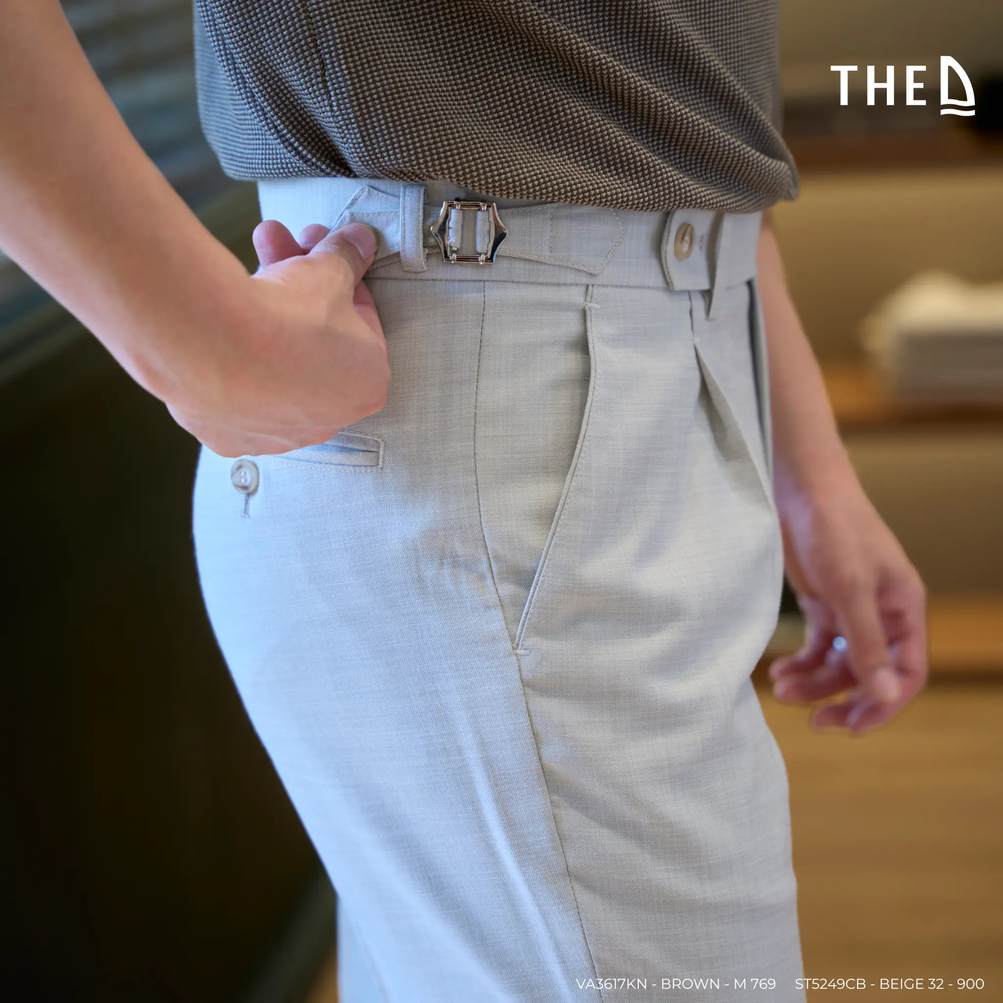 QUẦN ÂU SIDE TAB THE D, Form Regular fit, Chất liệu: Cotton Polyester Spandex, Quần âu ST5249CB | BigBuy360 - bigbuy360.vn QUẦN ÂU SIDE TAB THE D, Form Regular fit, Chất liệu: Cotton Polyester Spandex, Quần âu ST5249CB | BigBuy360 - bigbuy360.vn