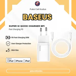 [FAST CHARGING] - Charger BASEUS Set Super Si 20W ORIGINAL