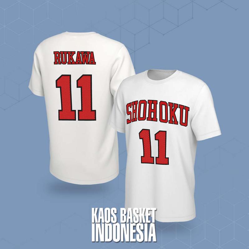 Kaos Basketball Tshirt Premium Shohookuu SLamddunk Players Edition Jersey Sport Pria Wanita Premium Quality l salem 1