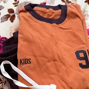 MINIMAY Setelan Piyama Kaos Anak Laki-Laki Perempuan Minimay Varsity Set