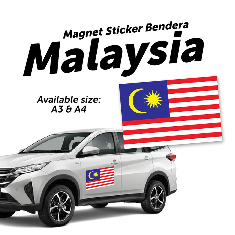Sticker Magnet Bendera Kereta Accessories Car Stiker Automotive ...