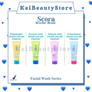 SCORA 1% Salicylic Acid Gentle Low pH Cleanser | SCORA Face Wash D-Panthenol Phytobright Succinic Facial Wash