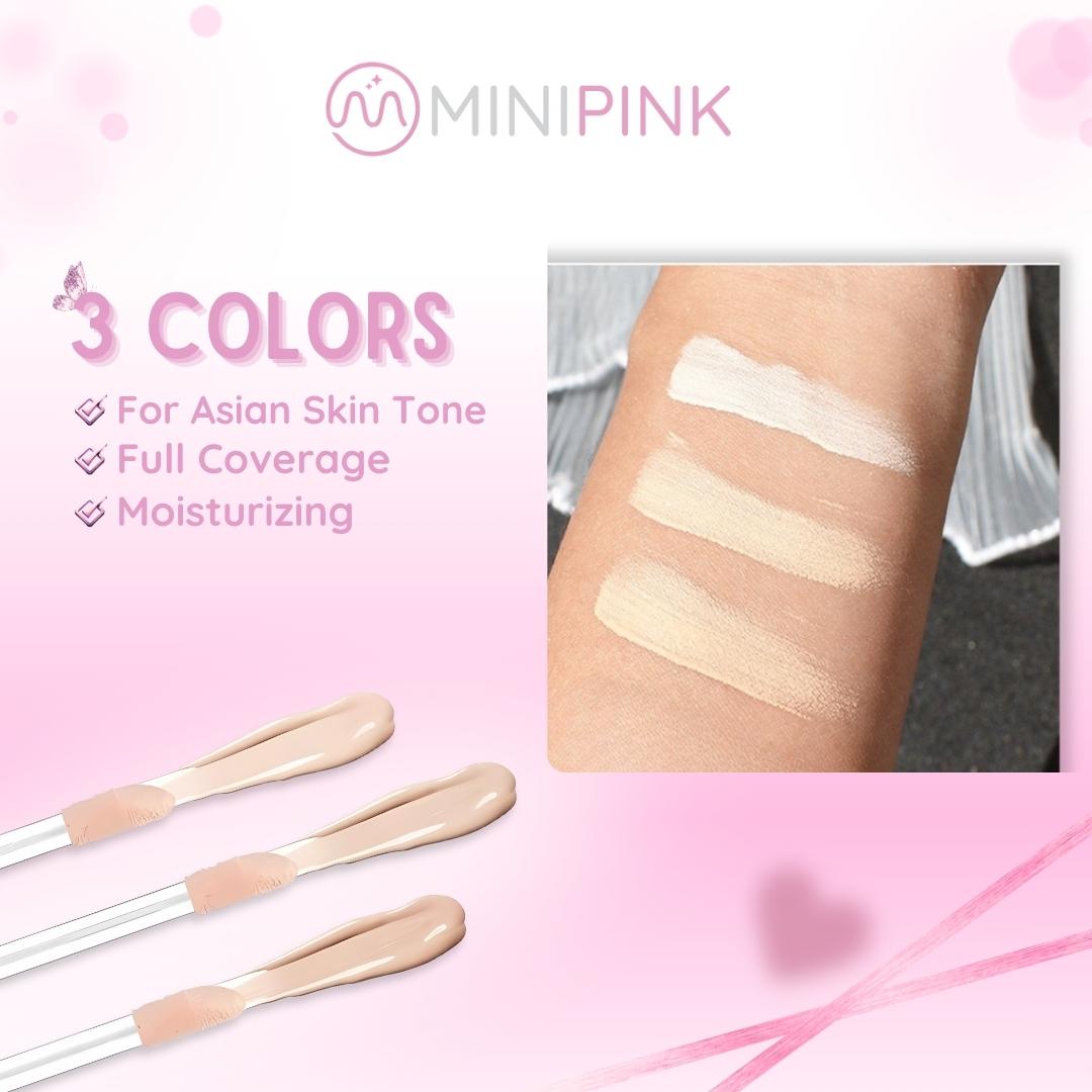 BPOM MINIPINK Cover Up Concealer | Longwear Lightweight Formula Natural Flawless Skin Dark Spot Cover MP039