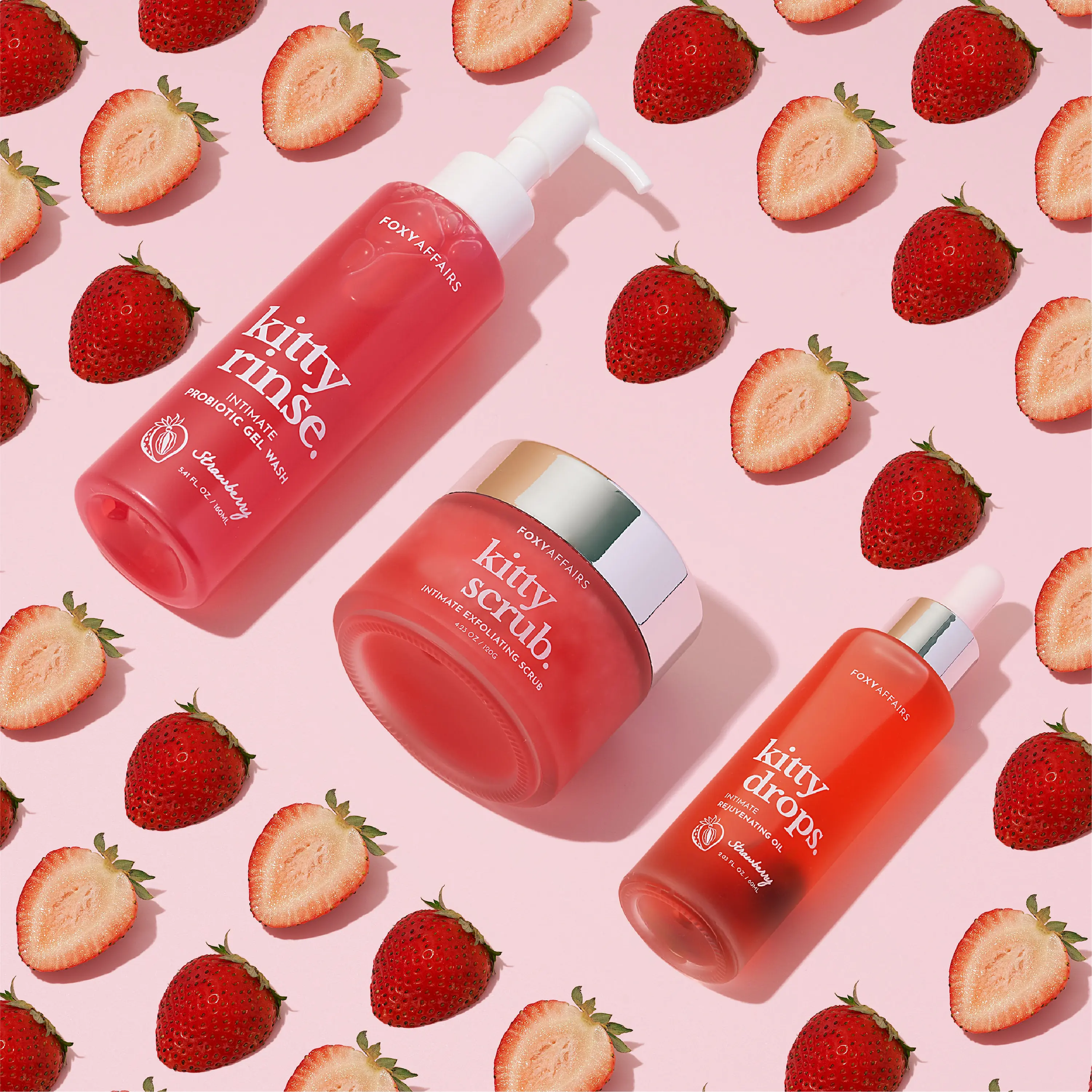 FOXY AFFAIRS - INTIMATE HYGIENE 'TRIO' SET (Cleanse, Acne, Daily Moisturizer, Hydrating, Cleanser, Cleansing)
