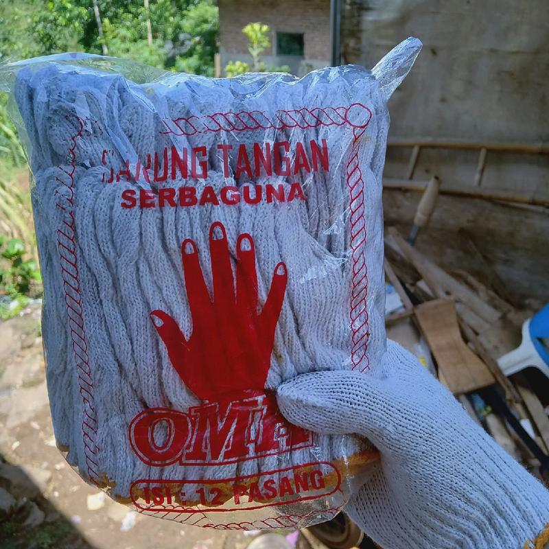 8.8 Promo Sarung tangan Benang isi24pcs Cocok buat mandor budget terjangkau 2