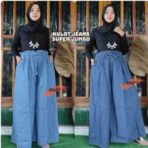 BIG SALE Celana kulot jeans super jumbo