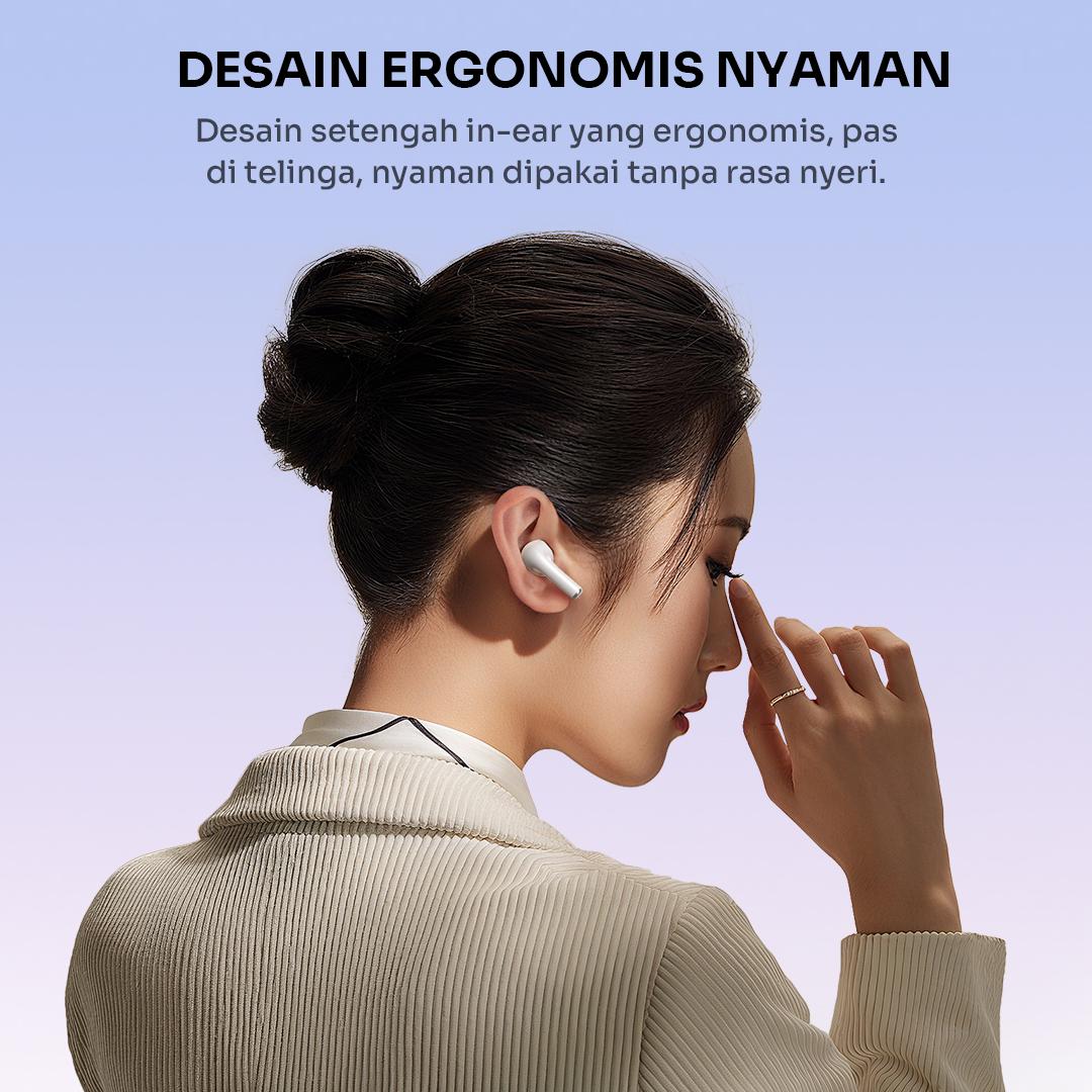 ROBOT Enco Buds 4 TWS Earbuds Headset Bluetooth 6.0 Tahan Air IPX4 Full Bass 28 Jam Baterai Garansi 1 Tahun Bisa COD ROBOT Enco Buds 4 TWS Earbuds Headset Bluetooth 6.0 Tahan Air IPX4 Full Bass 28 Jam Baterai Garansi 1 Tahun Bisa COD
