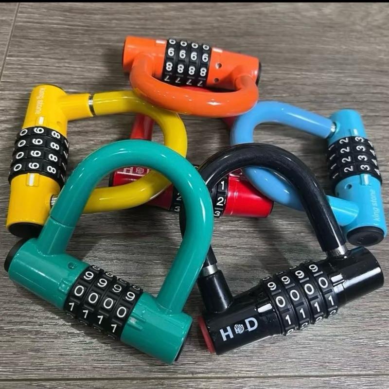  ComBo 2 Ổ Khoá Số 4 Số Chữ U Chống Trộm Bảo Mật Cao - Thép Không Gỉ 