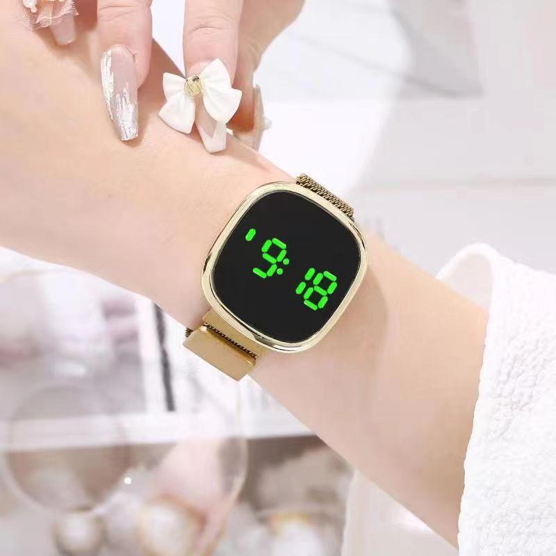 Đồng hồ điện tử LED tròn 2026, dành cho cả nam và nữ, phù hợp với học sinh/sinh viên, phong cách thể thao và thời trang, có màn hình cảm ứng