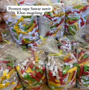 Permen Tape Suwar Suwir Khas Magelang - Permen Berkualitas Tinggi sweet candy permenjado el Paket Lengkap