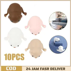 10pcs Pelindung Sudut Meja Bayi - Anti Benturan, Pelindung Anak Anak, Soft Corner Guard, Baby Safe, Penutup Sudut Meja