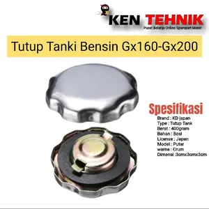 tutup tengki mesin gx160 gx200 gx270 gx390 sama pasang