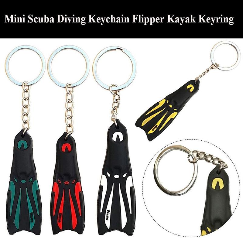 Diving Gift Key Ring Marine Sailing Boat KeyChain Flipper Kayak ...