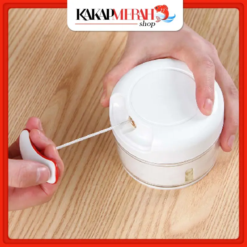 Blender Tarik Gilingan Bumbu Dapur Masak Penghalus Bawang Putih Cabai Mini Chopper 3