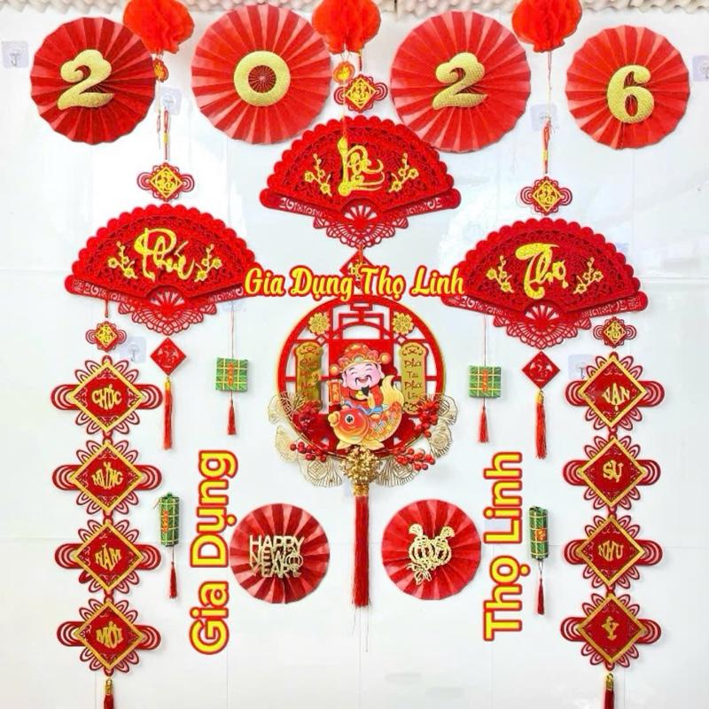 M1 Tặng Quà Vip COMBO Ông Thần Tài Cá Chép Vàng Lắc Đầu size To 38cm+Khánh Quạt+Dải Cheo...vv combo như ảnh tăng pin móc treo Trang Trí Tết 2026 T46