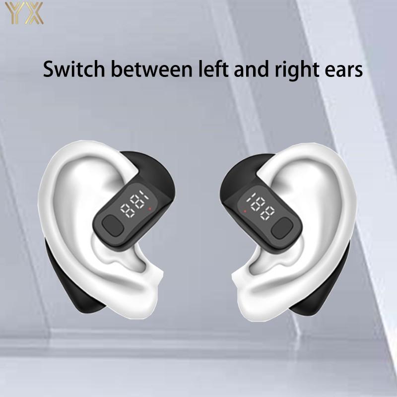 Tai Nghe Cảm Ứng Hỗ Trợ Mở Một Tai Bluetooth 5.4, T30 Pro Màn Hình Kỹ Thuật Số Mới, OWS, Bass Nặng, Giảm Tiếng Ồn, Không Trong Tai, Thích Hợp Cho Thể Thao Và Công Tác, Có Micro, Tương Thích Với Z10, YX 1