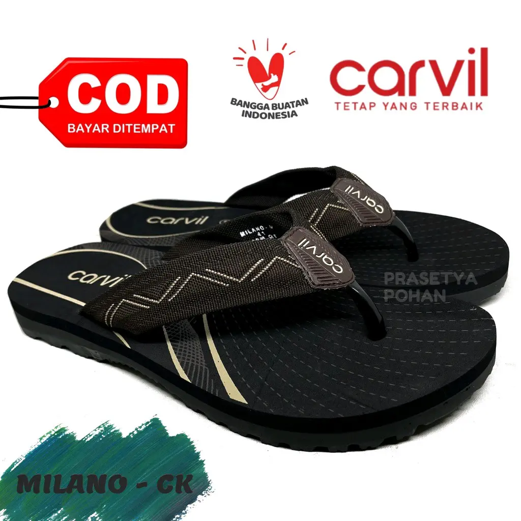 PROMO!!! sandal CARVIL pria dewasa & anak . sandal jepit cowok . Sendal Jepit