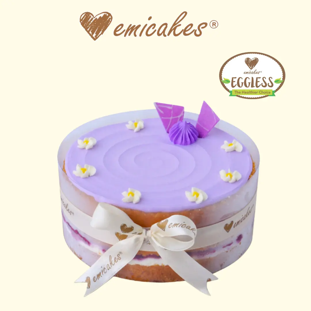 [Emicakes] 15cm Eggless Blueberry Lemon Cake