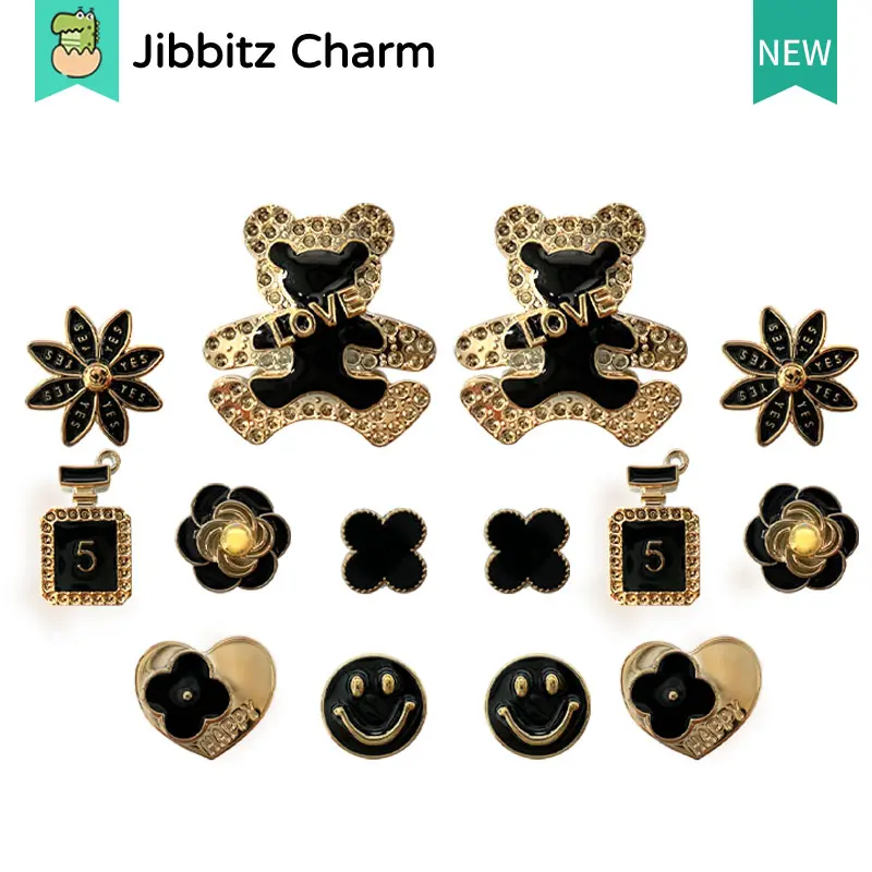 Charm Jibbitx Guốc, Thời Trang, Thiết Kế Sáng Tạo, Hoạt Hình Dễ Thương, Họa Tiết Đầy Màu Sắc, Thích Hợp Cho Giày Tự Làm, Khóa / Charm Giày / Nút Guốc