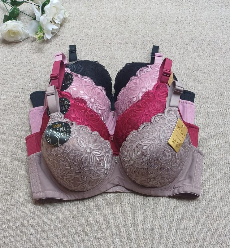 CUP D Big size TALLY 3299 Bra busa tipis pakai kawat kait 4 size 38.40. ...