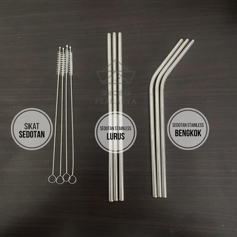 Product Introduction of Sedotan Stainless SATUAN Pipet Besi Ramah Lingkungan Mudah Dibersihkan Dapat Dipakai Berulang Silver Peralatan Makan Reusable Tahan Suhu Tinggi Perlengkapan Rumah Warna Sedot Murah Termurah Pipet Straw ECERAN Ecofriendly 0