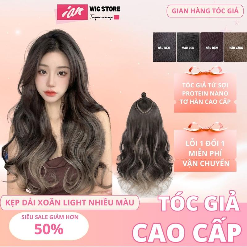 TÓC GIẢ KẸP CÁC MẪU LIGHT MỚI NHẤT