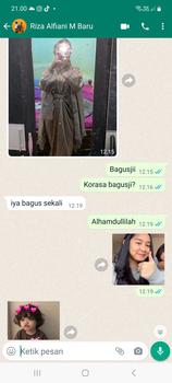 Product Review of SET OUTER FUJI dress lebaran/ kodangan pesta termurahhh baju kondangan kekinian baju one set outer set brukat mewah wanita baju bridesmaid wanita Muslim Panjang Gamis Setelan from M**t 1