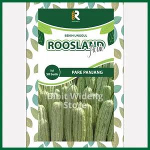 ( 50 Benih ) Pare Panjang Besar | Pare Panjang | Bibit Sayur Pare Besar Lokal