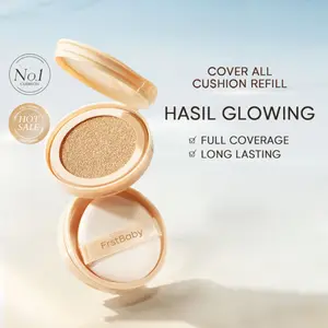 FrstBaby Refill Cover All Perfect Cushion 11ml BB Cream Kosmetik SPF 35 PA++++ Kusam Hitam Wajah Concealer 5X Ceramide Centella Hyaluronic Acid Hasil Glowing Full Coverage Long Lasting Foundation