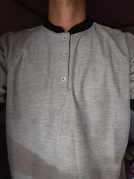 Product Review of Kaos kerah shanghai polo shirt pria dewasa | kaos polos kerah sanghai lengan pendek Custom Panjang Abu Muda Basic from R**3 0