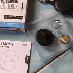 Mili Mitag anti-lost device, global positioning, available for Apple iOS and Android, pet key anti-lost locator, IP65 waterproof and dustproof, compact and portable, long-lasting battery life
