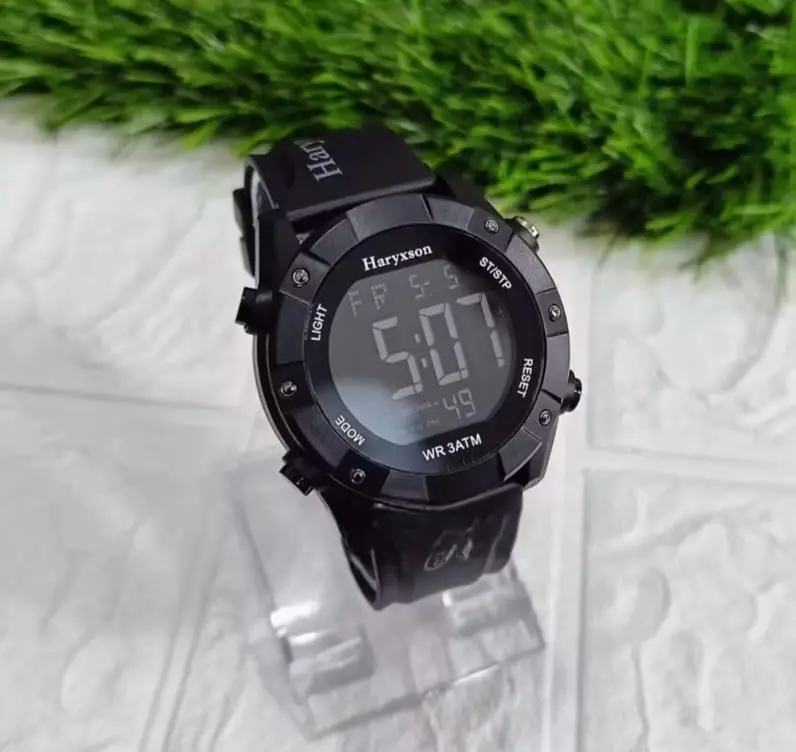 Jam Tangan Digital Pria Haryxson HX553 Original Tahan Air Digital Watches Olahraga