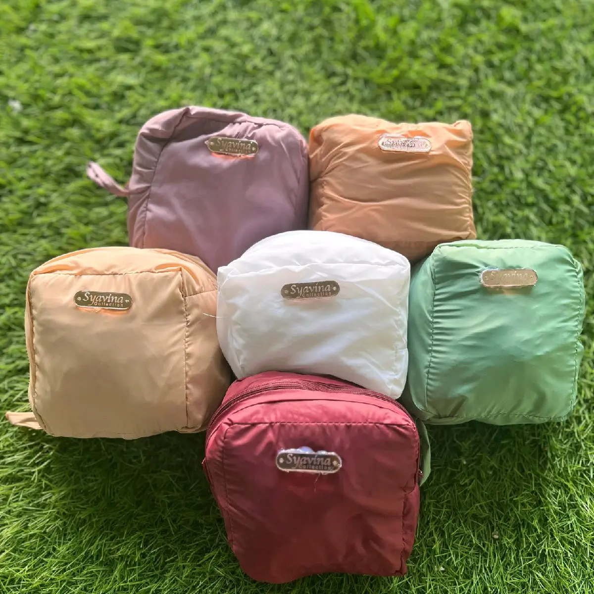 MUKENA SYAVINA SERIES/MUKENA TRAVEL MINI PARASUT 2IN1 RESLITING