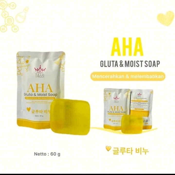 PROMO 3 PCS SABUN AHA KUNING TAZZI 5