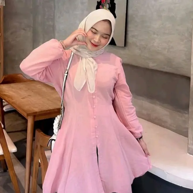 Tunik Korea Modis Tali Belakang 0