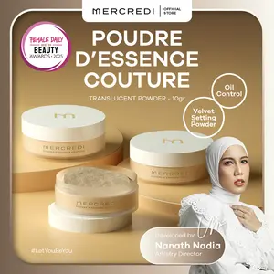 [PDC 10gr] MERCREDI Poudre D'Essence Couture (Translucent Powder) Bedak Tabur